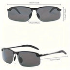 Black Polarized Photochromic Sunglasses UV400 Sports Sunglasses Day and Night Driving Glasses Ultra-Light Sun Eyewear Men and Women Cycling Glasses and Goggles for Cycling Fishing Driving mbzr
