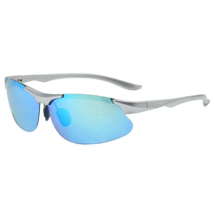 Men's polarized aluminum-magnesium sunglasses colorful UV400 running film sunglasses driving glasses outdoor fishing sunglasses