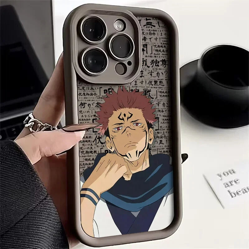 Anime Jujutsu Kaisen Phone Case For IPhone 17 16 15 14 13 12 11 pro 16 plus Cover