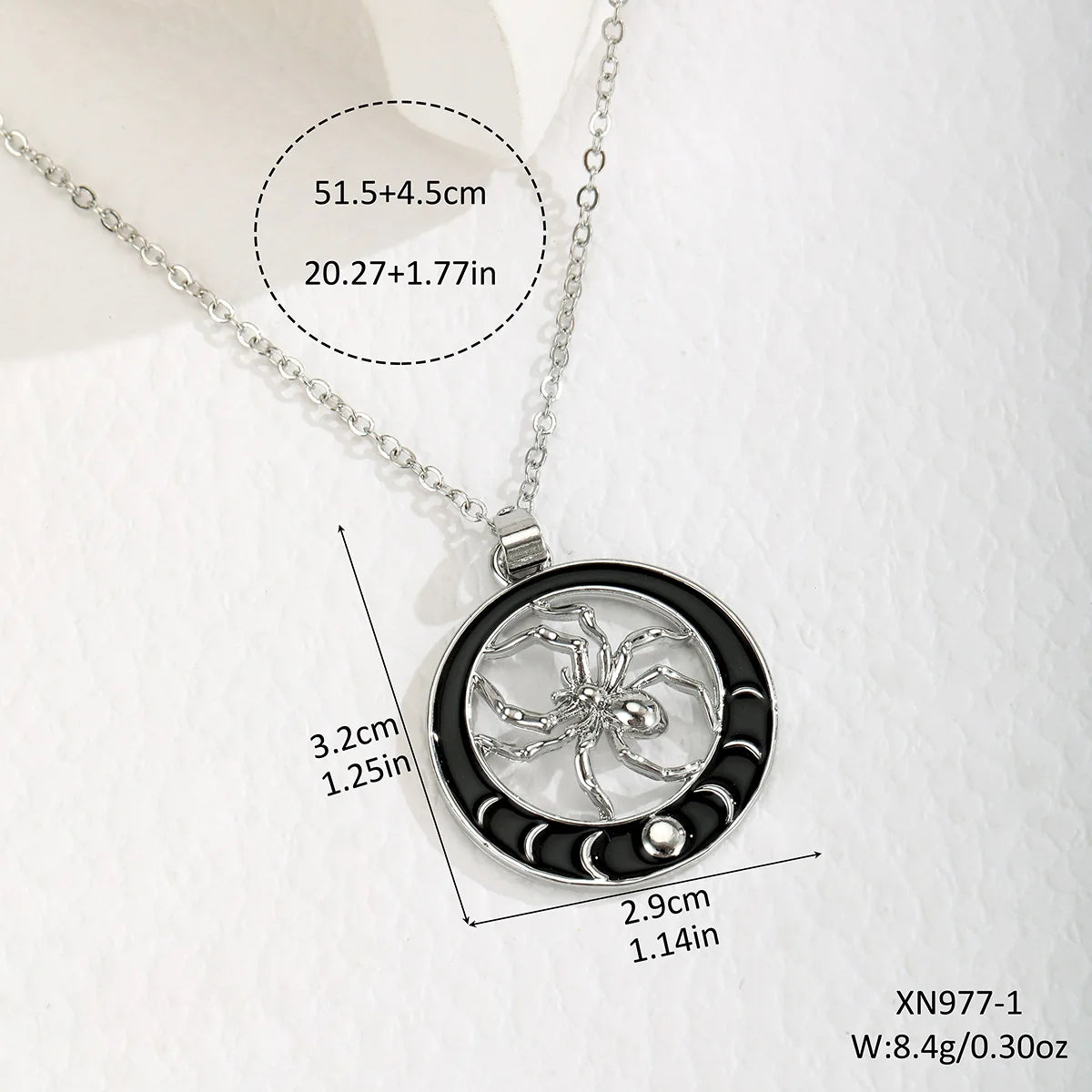 Bat Wings and Heart-Shaped Resin Pendant Necklace - Dark Fantasy Style Alloy Chain Casual Fashion Accessories