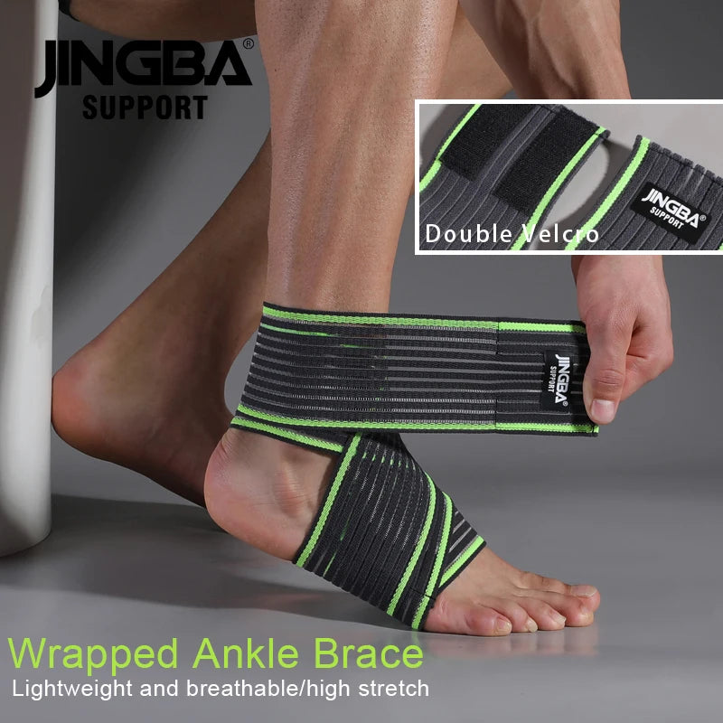 1PCS Professional Sports Strain Wraps Bandages Elastic Ankle Support Pad Protection Ankle Bandage Guard Gym Protection mbzr