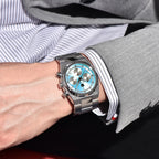 2026 New BENYAR Men's Watches Top Brand Luxury Quartz Watch Men Chronograph Waterproof Luminous Stainless steel Man Gift Clock mbzr