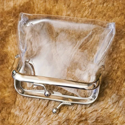 1PC Clear Mini Coin Purse Portable Mini Makeup Pouch Travel Cosmetic Organizer Credit card bank card clutch purse coin purse