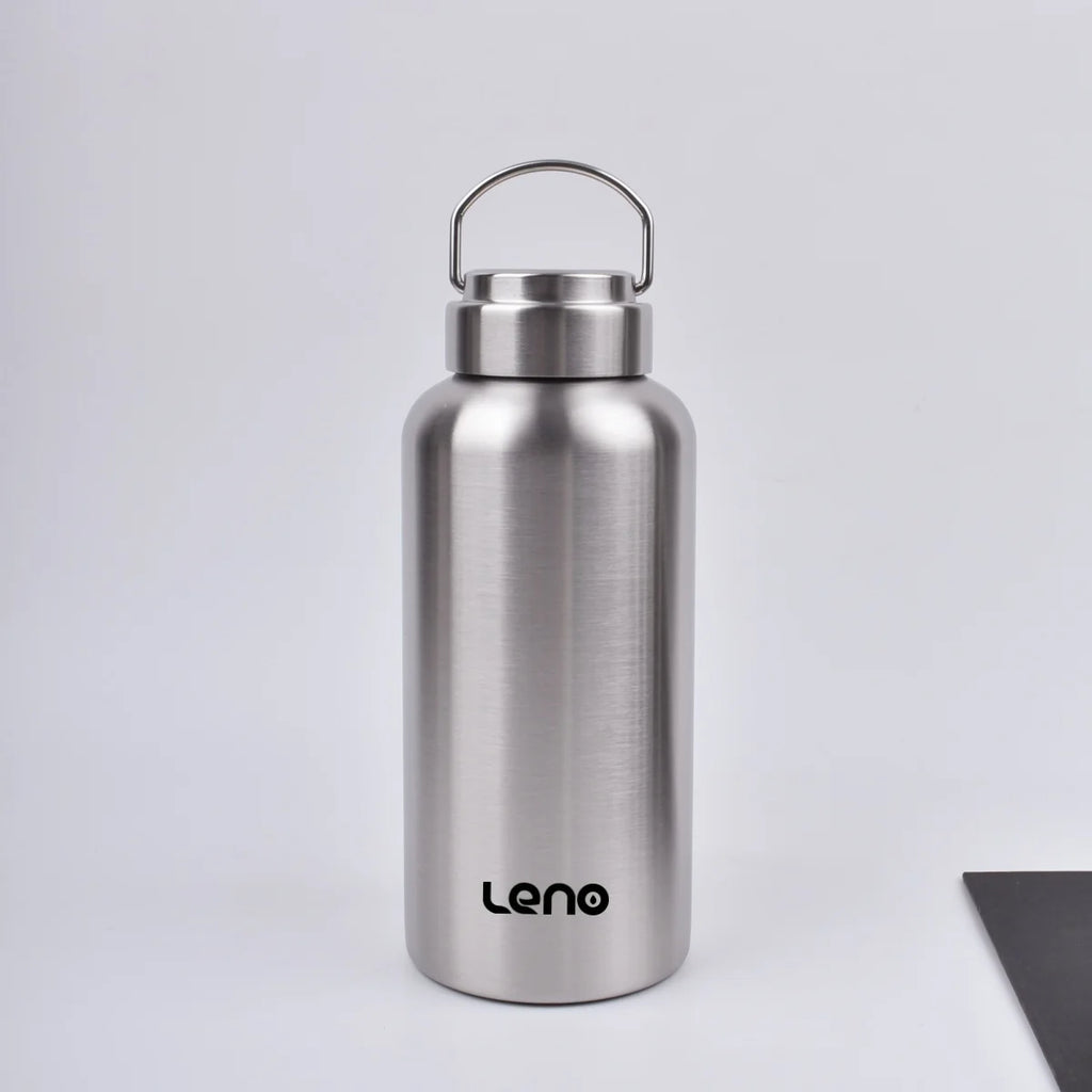 1pc Large Capacity Stainless Steel Sport Water Bottle Single-layer Rugged Water Cup Metal Flask Drinkware Camping Sports Gym mbzr