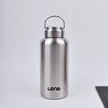 1pc Large Capacity Stainless Steel Sport Water Bottle Single-layer Rugged Water Cup Metal Flask Drinkware Camping Sports Gym mbzr