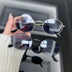 Retro Round Sunglasses Women Men Fashion Vintage Sun Glasses Female Male Mirror Shades Mirror Punk Travel Oculos De Sol