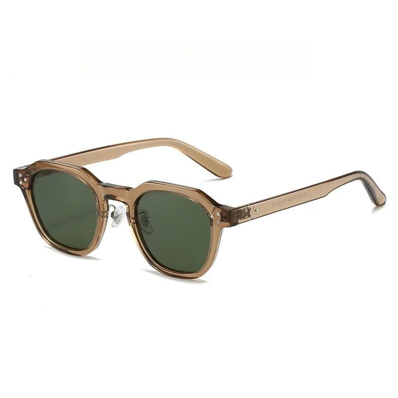 Retro Polarized Sunglasses Men Ultralight TR90 Frame Polygon Women Sun Glasses Outdoor High Quality Travel Eyewear Gafas De Sol