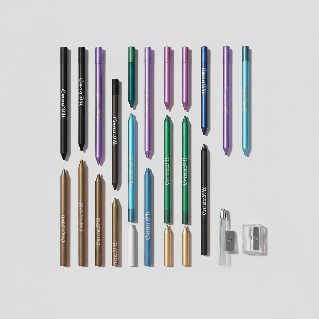 Waterproof Eyeliner Pencil Set A Combination of Multiple Colors Creates The Perfect eye Makeup Shimmering Multi-Color Eyeshadow mbzr