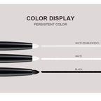 Matte/Pearlescent Eyeliner Gel Pencil Smooth Waterproof White Black Eye Liner Lying Silkworm Pen Cream Makeup for Eyes mbzr