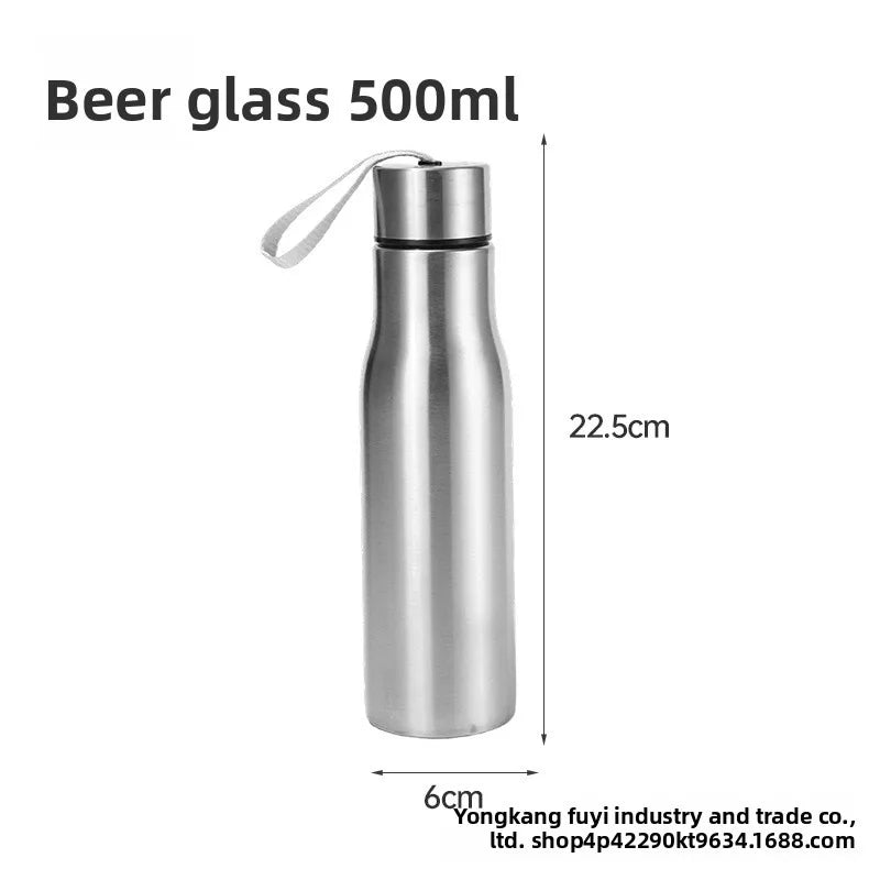 Stainless Steel Metal Water Bottle 33ozSports Water Bottle Single Wall Cold Water Bottle Reusable Leakproof Stainless Steel mbzr