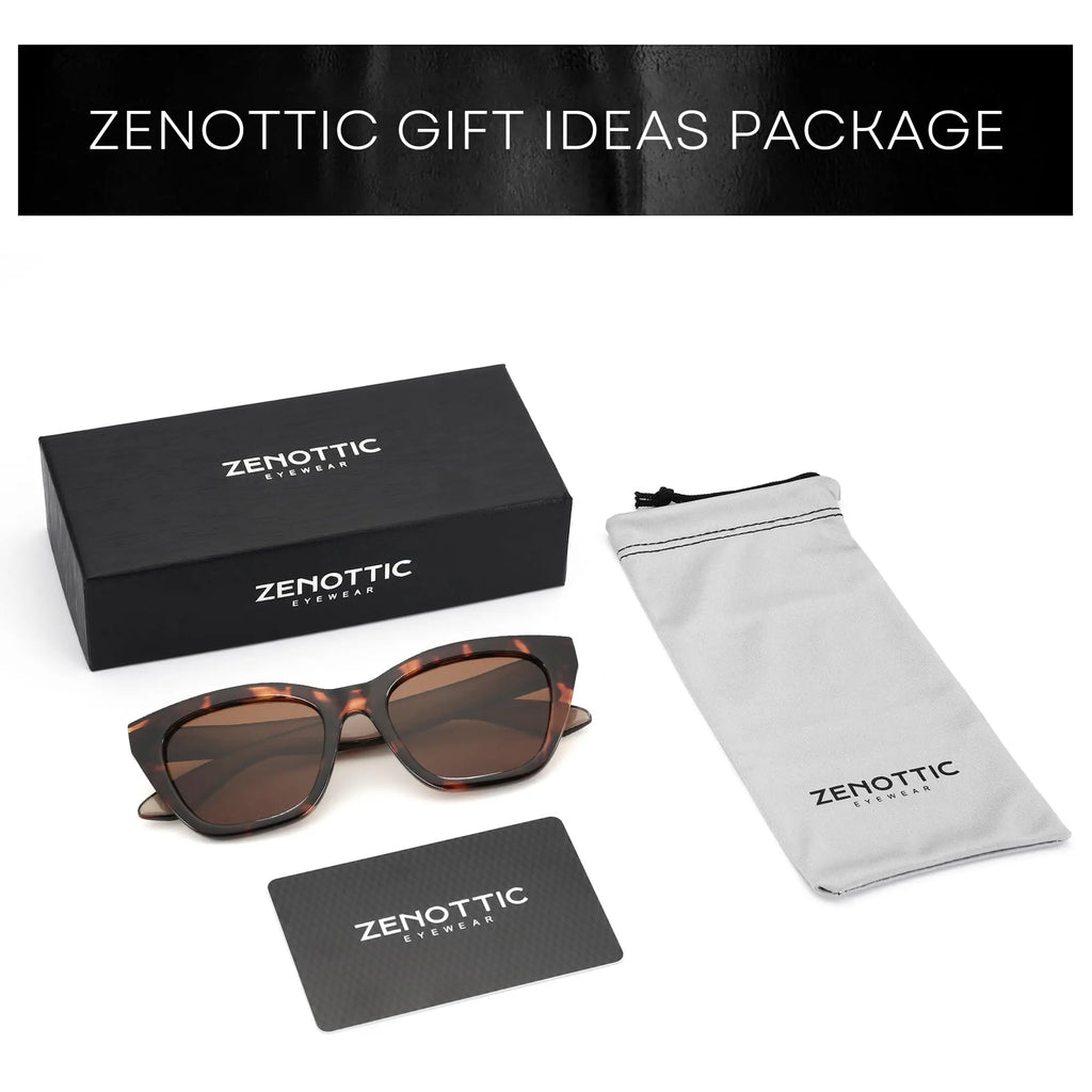 ZENOTTIC Polarized Women Sunglasses Cateye: Sun Glasses for Ladies - Retro Classic Shades UV400 Protection