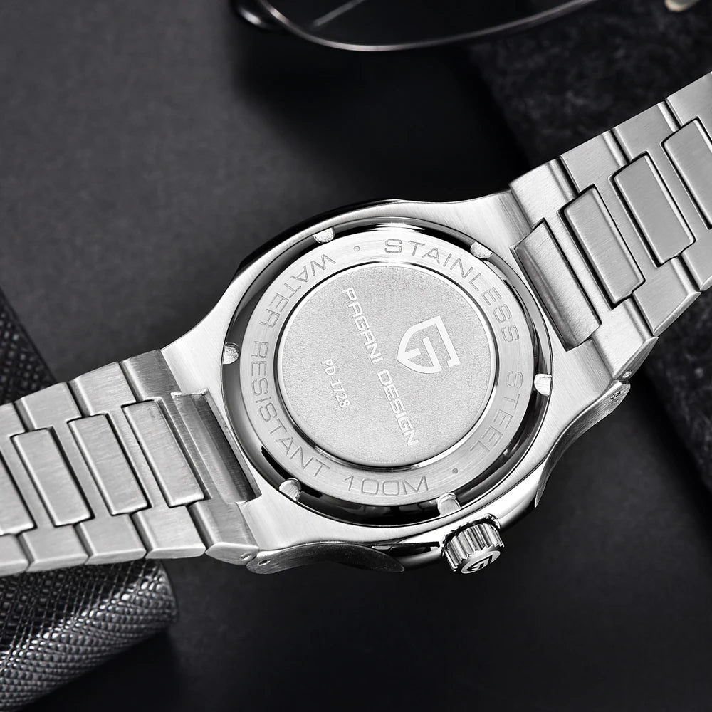 2026 New PAGANI DESIGN 40MM Luxury Ice Blue Automatic Watch For Men Sapphire crystal Waterproof Mechanical Wristwatch Men Business Gift