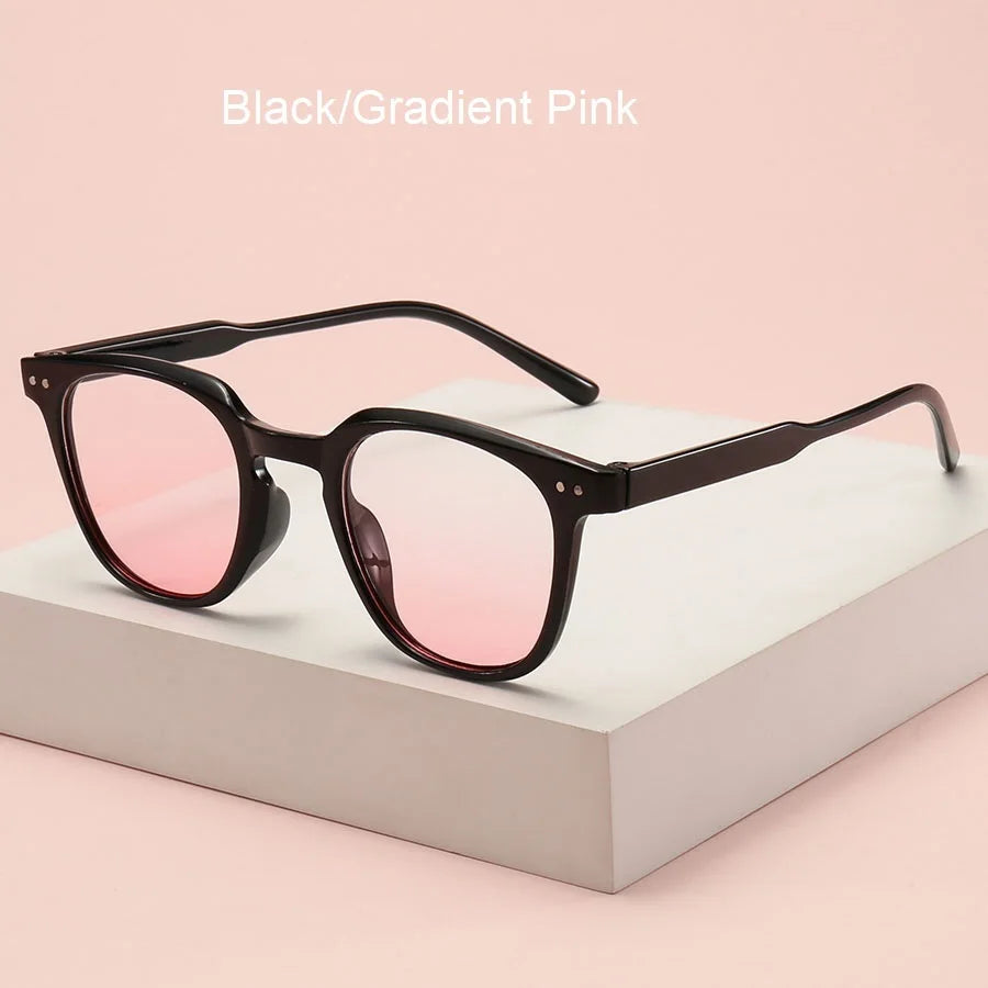 1-2PCS Fashion Small Round Unisex Cartier Glasses Blush Gradient Lenses Sunglasses For Women Men Classic Metal Decoration Sun Glasses Outdoor Driving Shade Sunglasses
