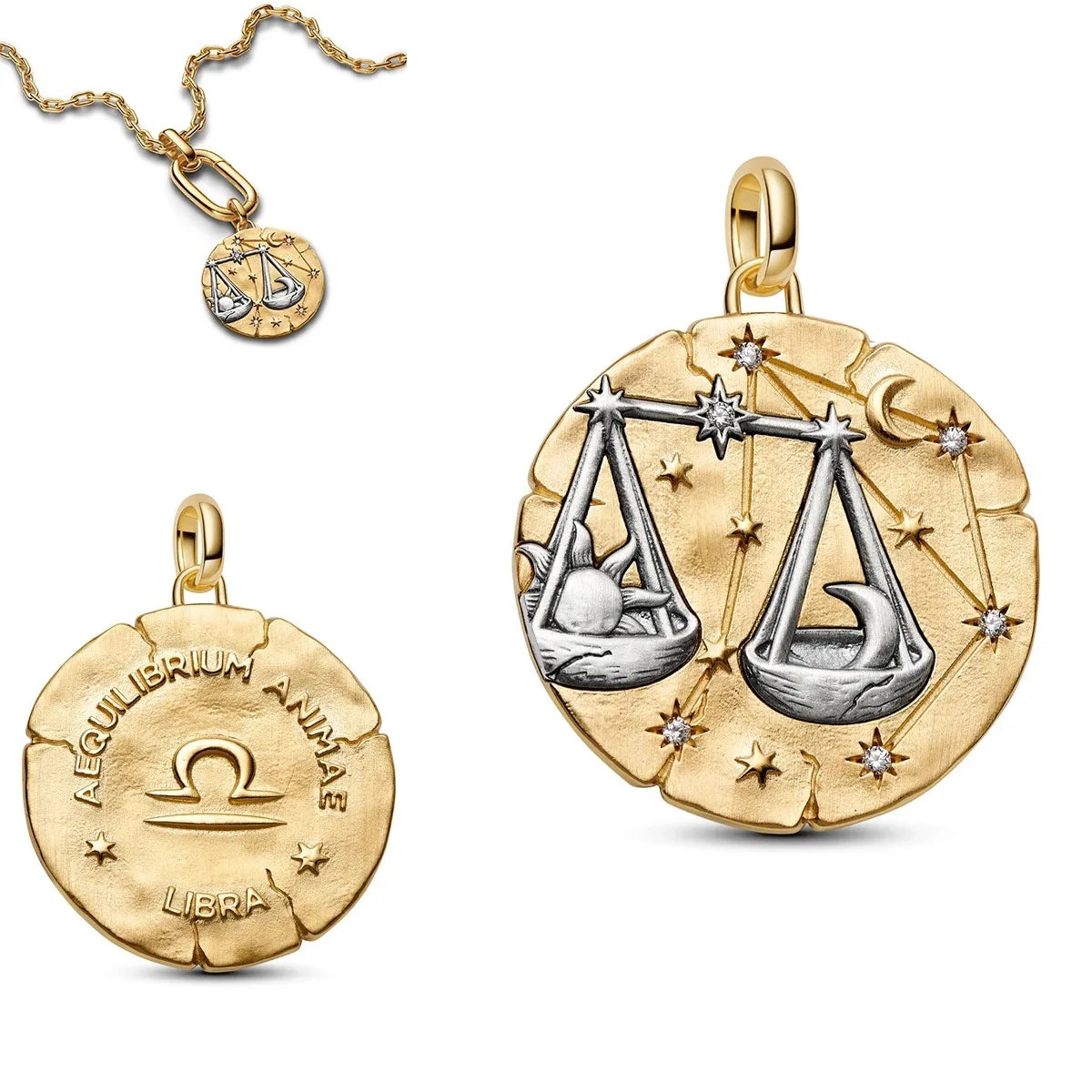 925 pure silver constellation pendant with relief texture of ghostly skull. Suitable for bracelets and necklaces. Jewelry.
