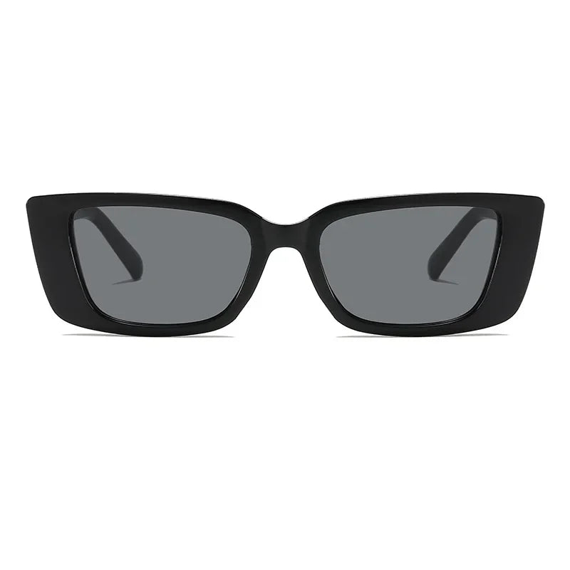 2025 New Narrow Frame Cat Eye Sunglasses Women Fashion Chain Leg Trendy Sunglasses mbzr