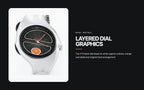 DENVOSI Unisex Torpedo Shape Watch Irregular Streamlined Case Analog Quartz Y2K Gothic Punk Accessory