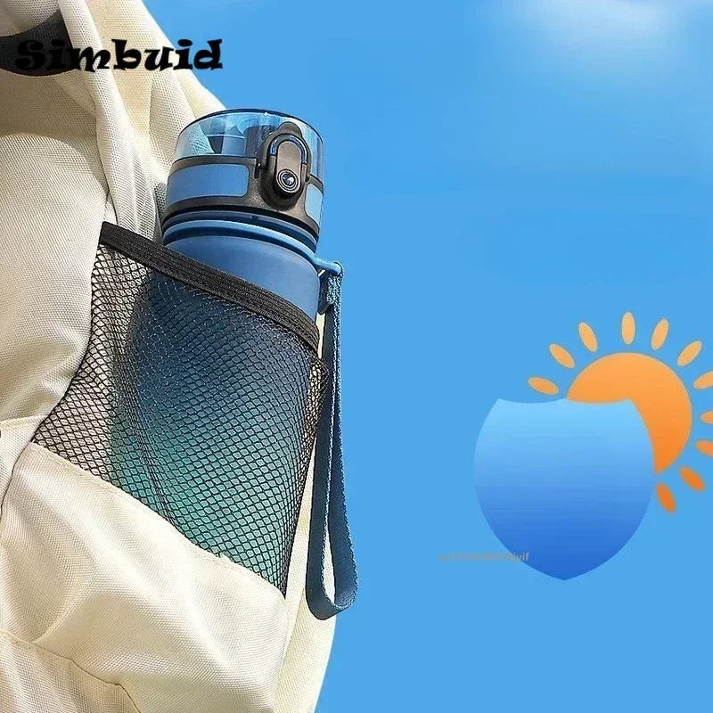 1 Liter Large Capacity Sports Water Bottle Leak Proof Colorful Plastic Cup Drinking Outdoor Travel Portable Gym Fitness Jugs mbzr