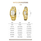 2PCS Couple Watches Luxury Fashion Men Women Matching His and Hers Quartz Watches Simple Band with Gift Box mbzr