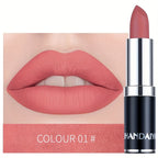 Matte Lipstic Long-Lasting, High-Pigment Velvet Finish, Smooth & Non-Drying Formula, Multiple Bold Shades for All Skin Tone mbzr