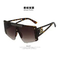Integrated Sunglasses 2026 New Fashionable Sunglasses Trendy Large Frame Hollow Sunglasses for Men and Women mbzr