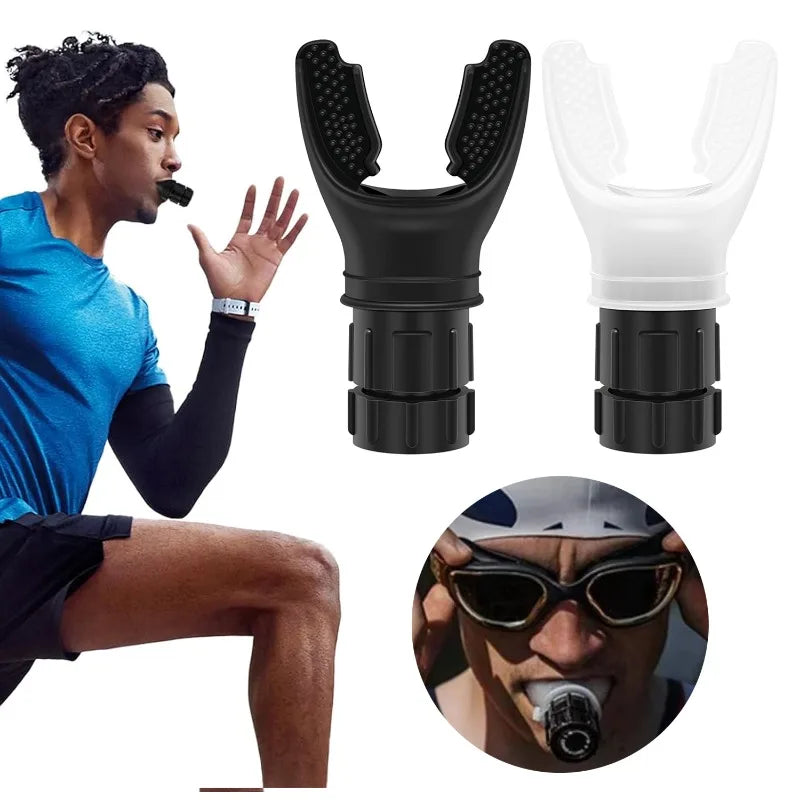 Adjustable Intensity Breathing Trainer Sports Portable Lung Capacity Abdominal Trainer Knob Improve Strength Endurance Gear mbzr