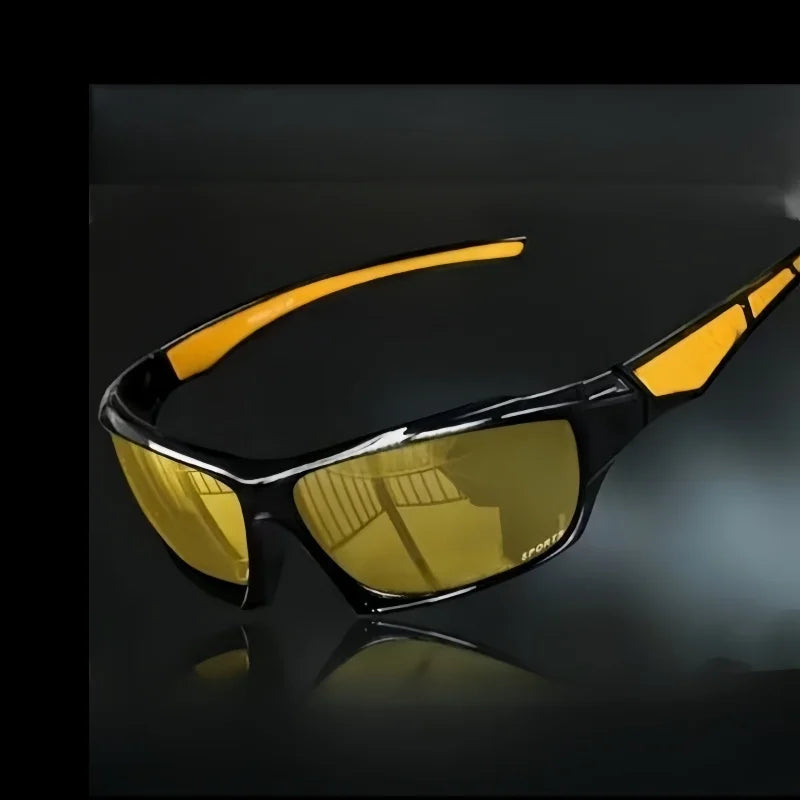 1Pc men's sports sunglasses UV protection, fishing driving sunglasses, unisex outdoor sports sunglasses sunglasses