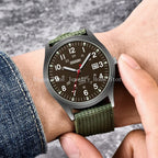 Fashion Mens Watches Luminous Hands Clock Luxury Military Sports Calendar Quartz Wristwatch Men Casual Nylon Watch Reloj Hombre mbzr