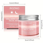 50g Biotin Collagen Day & Night Mask, Hydrates, Keeps Skin Moist And Plump, Firms Skin, Brightens Complexion, Smooths Skin, Makes Skin Look Younger. Suitable for Daily Use And Holiday Gifts, Giving Her A Beautiful Face mbzr