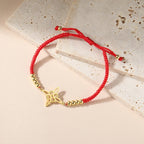 Dawapara Witch Knot Charm Bracelet for Women Celtics Knot Protection Amulet Bead Chain Stainless Steel Witchcraft Wiccan Jewelry