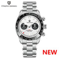 2026 New PAGANI DESIGN BB Panda Chronograph Sport Men's Quartz Watches Stainless steel bracelet 100M Waterproof Wrist watch Men