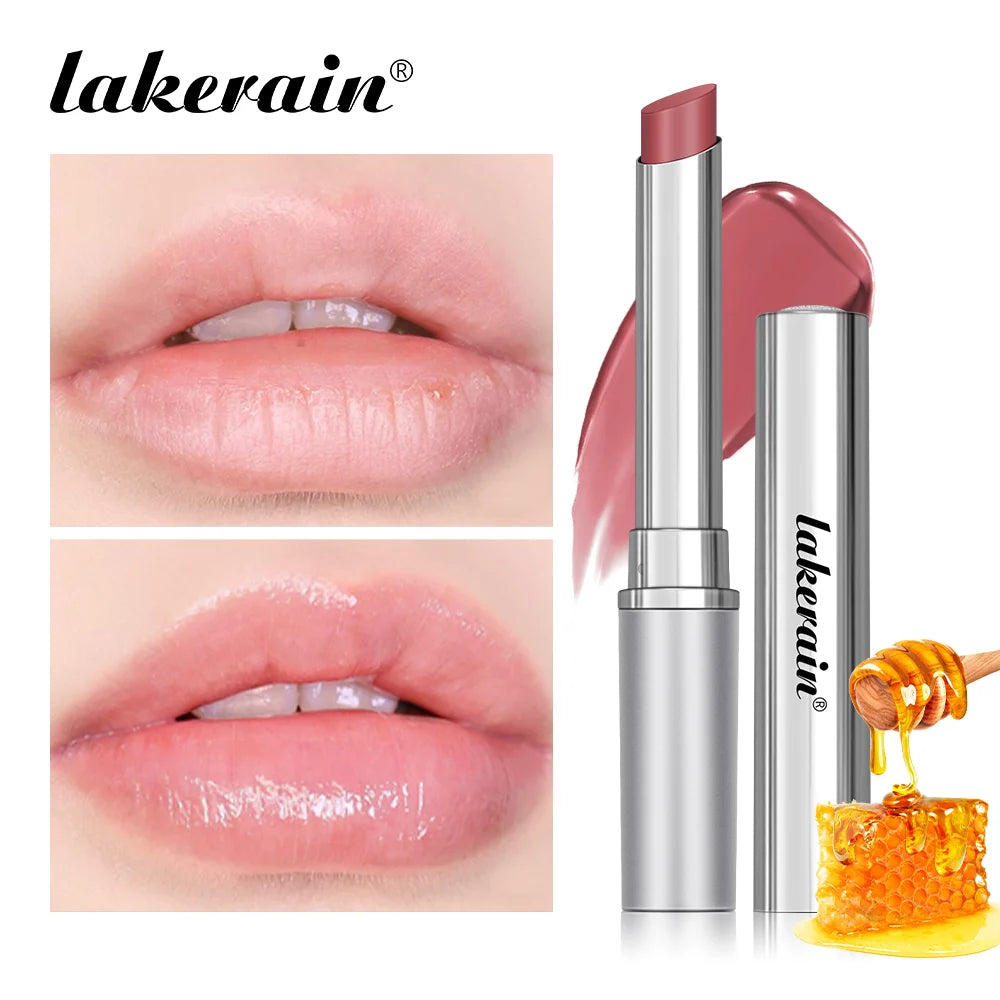 Lakerain Nearly Lipstick Lip Balm Natural Color Creamy Texture Long Lasting Moisturizing  Nourishing Lip Care Gloss Cosmetic mbzr