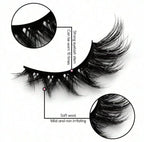 5 Pairs Of Luxurious Fluffy False Eyelashes - Thick, Wispy, 3D Volume, Reusable, Soft, Lightweight, Faux Mink Strip Lashes For D mbzr