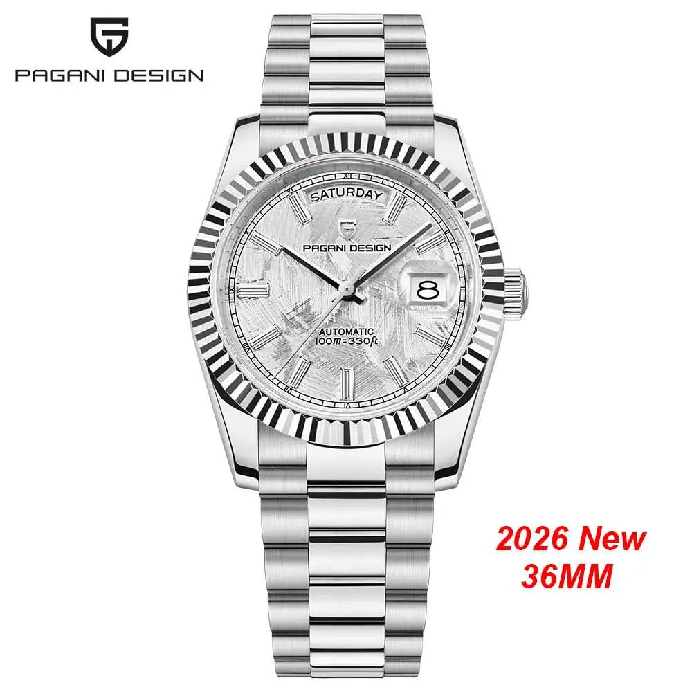 PAGANI DESIGN New Gold DD36 Men's Watches Luxury Automatic Watch Men AR Sapphire Glass Mechanical Wristwatch Men ST16 Movt Clock