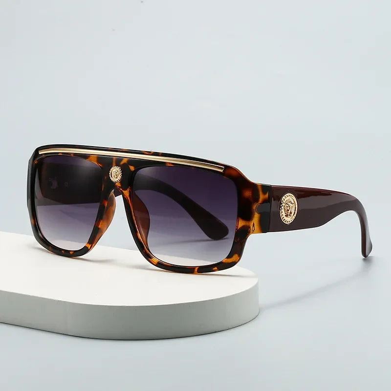 Oversized Vintage Punk UV400 Sunglasses Unisex Fashion