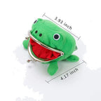 Plush Frog Coin Wallet Anime Ninja Wallet Halloween Role Playing Ninja Theme Party Gift mbzr