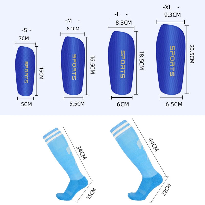 Soccer Shin Guards Football Protectors Pads Adult Kids Shinguards Light Sock Insert Board Boy Training Legging Protective Gear mbzr