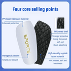 Soccer Shin Guards Football Protectors Pads Adult Kids Shinguards Light Sock Insert Board Boy Training Legging Protective Gear mbzr