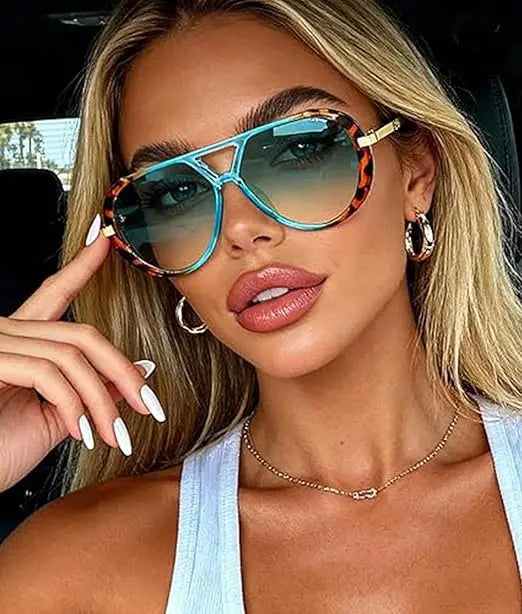 2026 New Oversized Sunglasses for Women Men Retro Trendy Sun Glasses Big Large Fashion Vintage Shades mbzr