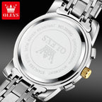 OLEVS 2859 Brand original authentic watches for man luxury Gift Box Steel band multifunctional quartz men's watch mbzr