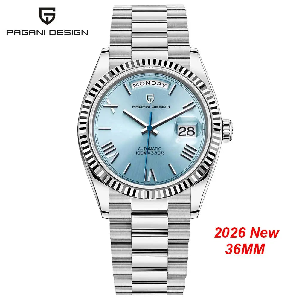 PAGANI DESIGN New Gold DD36 Men's Watches Luxury Automatic Watch Men AR Sapphire Glass Mechanical Wristwatch Men ST16 Movt Clock