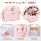 Women's Lightweight Travel Duffel Bag – Gym Weekender Tote mbzr