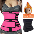 1pc Waist Trainer Slimming Body Shaper Fitness Belt Weight Loss Fat Burning Sport Girdle Sweat Trimmer Workout Cincher Shapewear mbzr