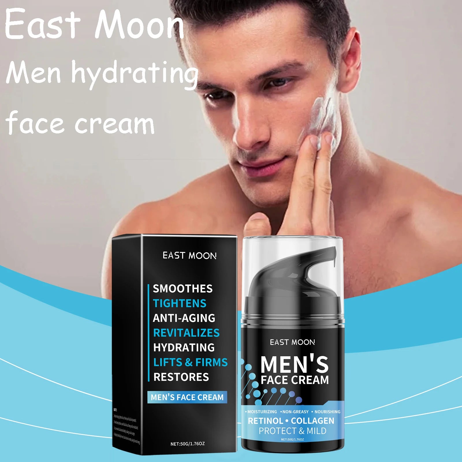 Men's Retinol Face Cream – Anti-Aging, Hydrating, Non-Greasy mbzr